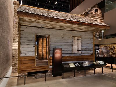 “What I also want people to understand is that as difficult as this history is, it's ripe with optimism," says the museum's director Lonnie Bunch. "Because if you can survive that cabin, there's a lot more you can survive.”