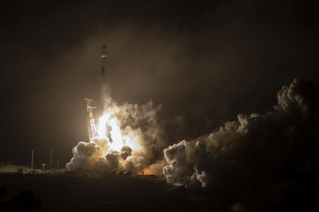 A rocket launch