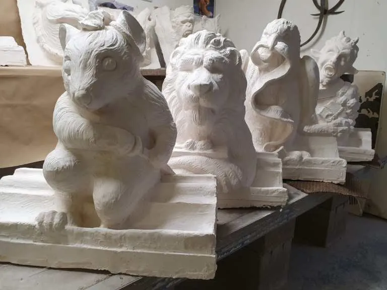 Narnia plaster casts