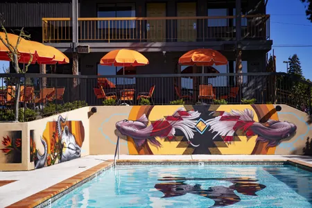 The Campfire Hotel&mdash;a revamped 100-room motel lodge tucked away in Bend, Oregon&#39;s industrial stretch&mdash;first opened in October 2020.