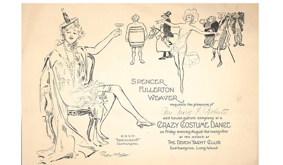 S. Fullerton (Spencer Fullerton) Weaver invitation to Mary Fanton Roberts, 19--?. Mary Fanton Roberts papers, 1880-1956. Archives of American Art, Smithsonian Institution.