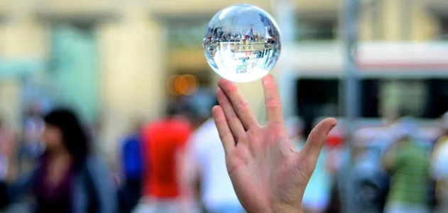 This crystal ball won’t help you.