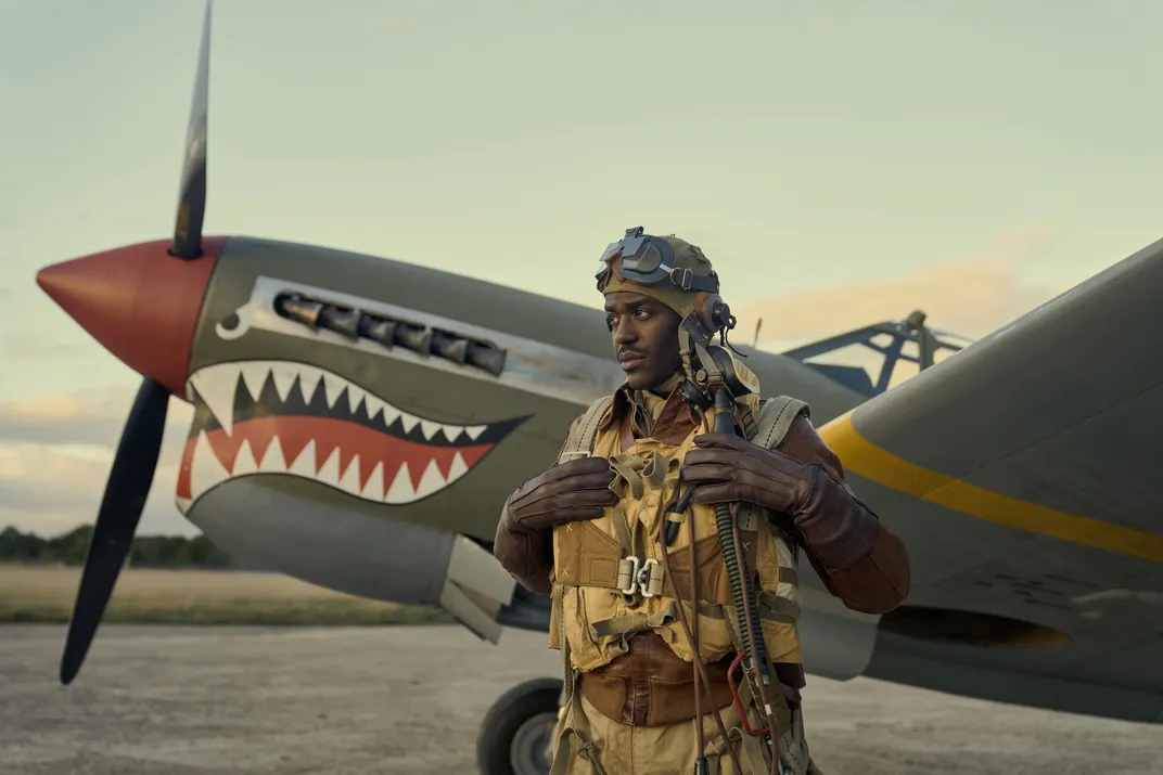 Ncuti Gatwa as Tuskegee Airman Robert Daniels in "Masters of the Air"