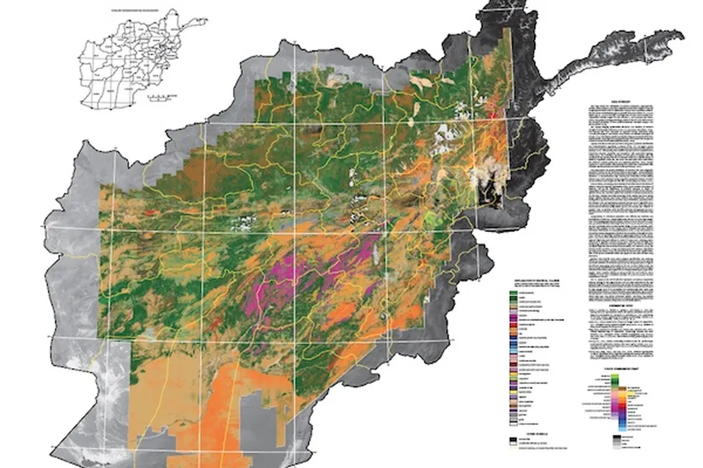 A map of Afghanistan’s resources