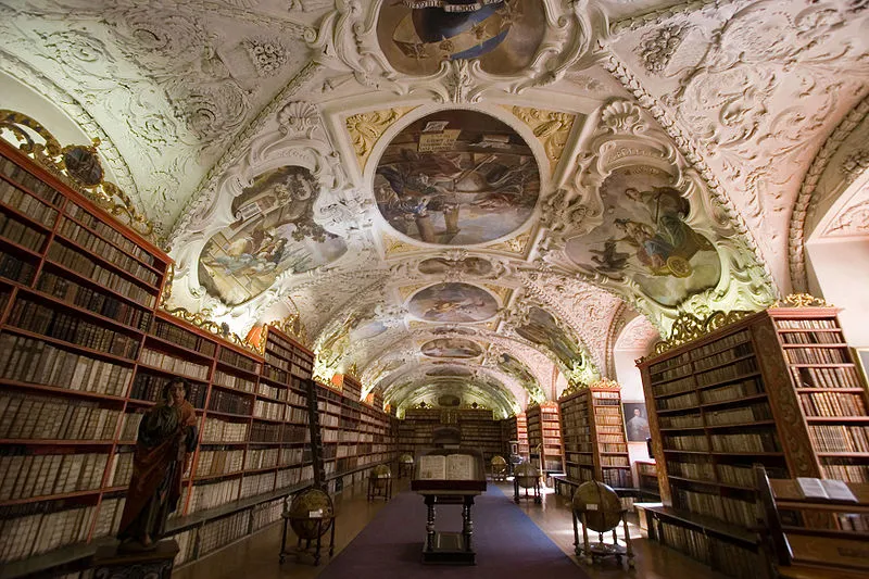 The library at Strahov Monastery