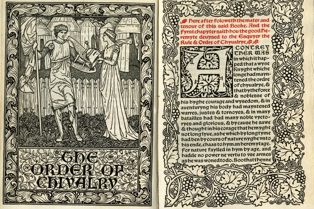 Ornate book manuscript