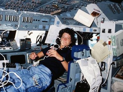 Mission specialist Sally Ride became the first American woman to fly in space.