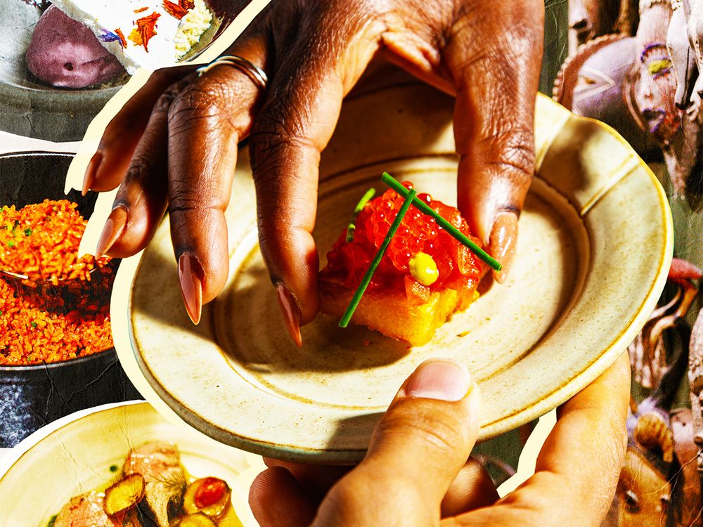 African cuisine podcast illustration
