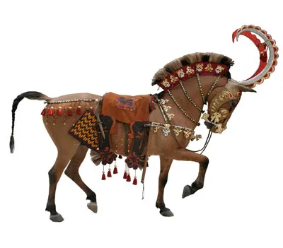 The Saka often portrayed their horses