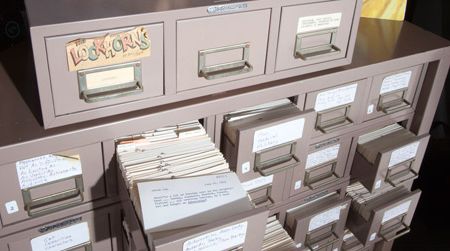 Phyllis Diller's joke cabinet