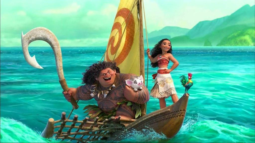 Disney Moana of Oceania Adventures with Maui The Demigod , maui
