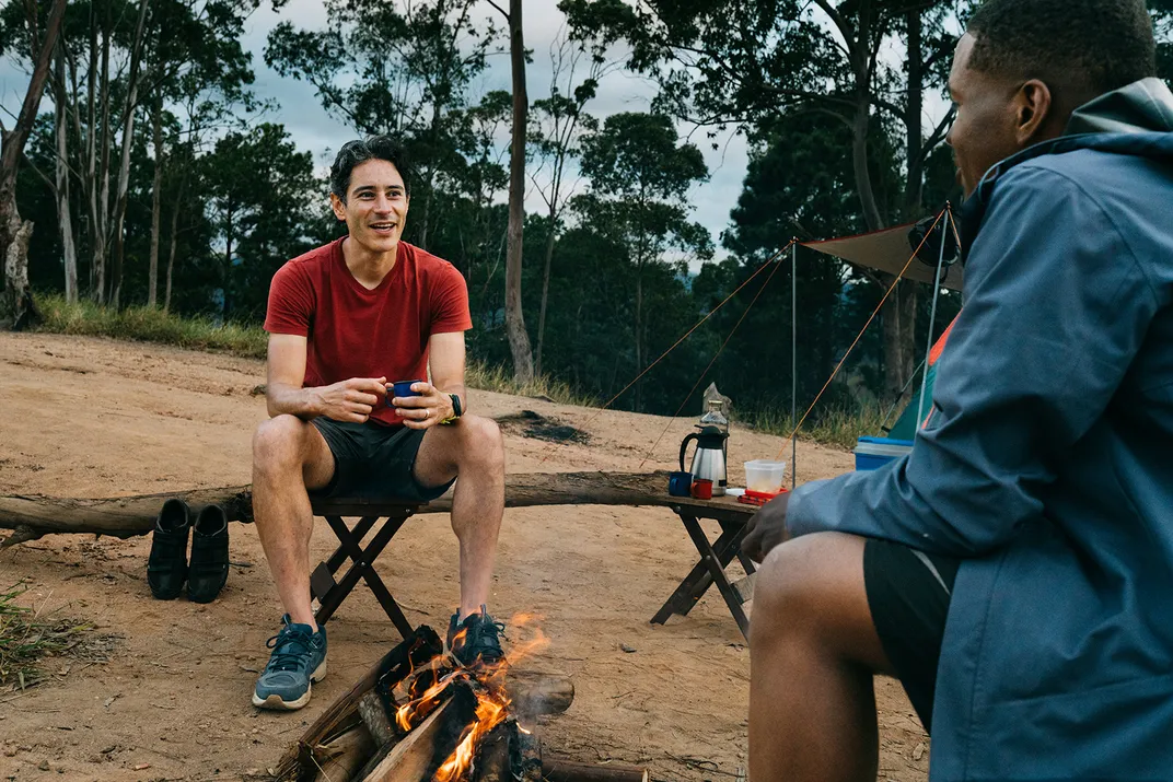 Campers Around Fire