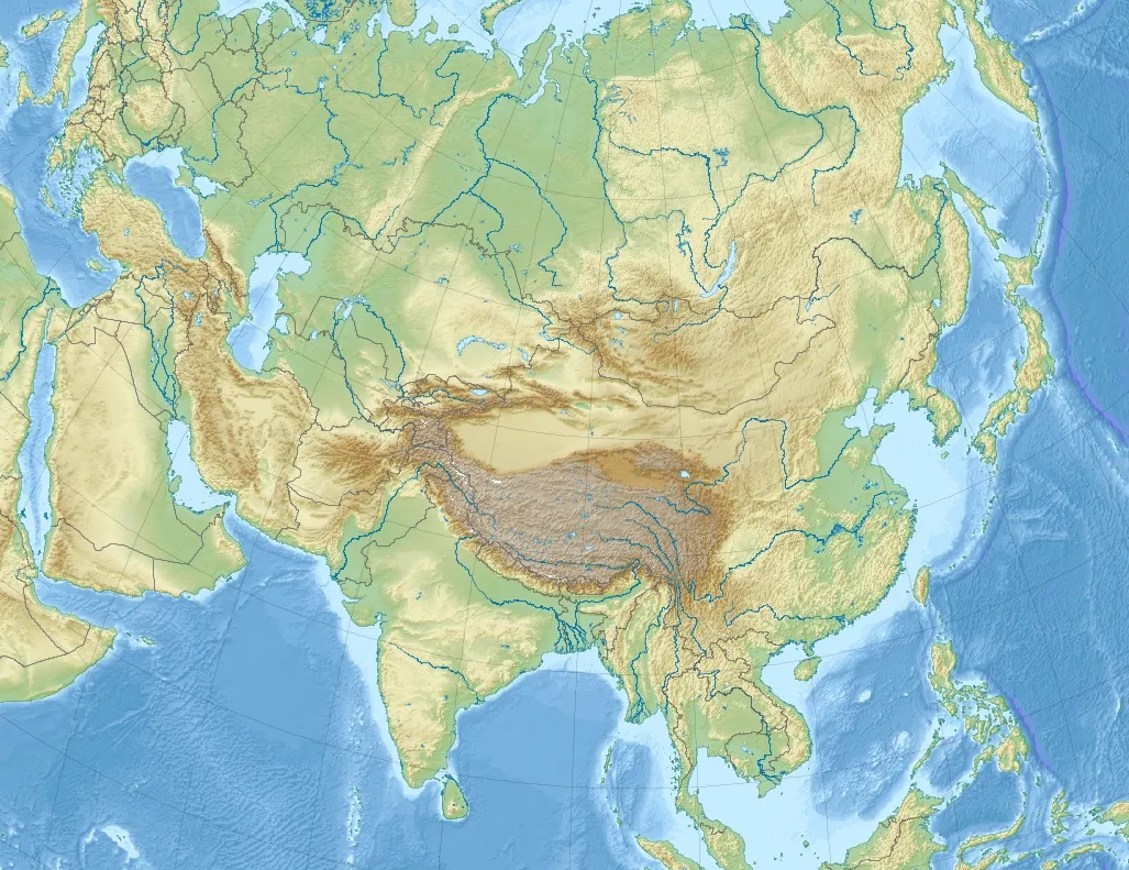 tibetan plateau world map