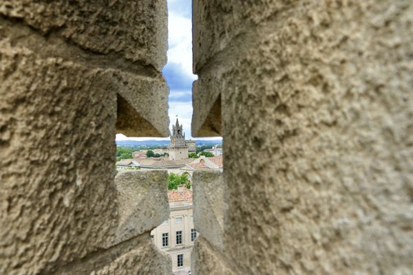 Avignon, France from a Tower of the Palais de Papes thumbnail