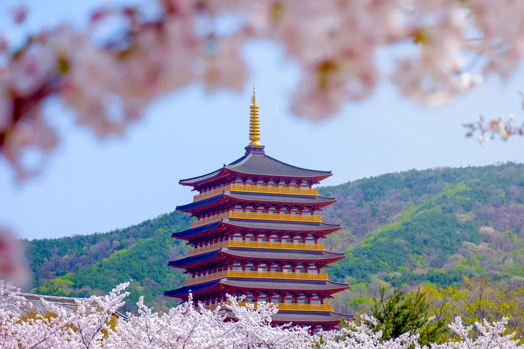 Temple in Gyeongju, South Korea