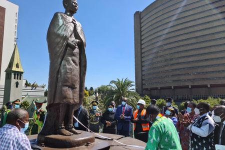 Before she was hanged in 1898, Nehanda declared that her body would rise again to lead a new, victorious rebellion.