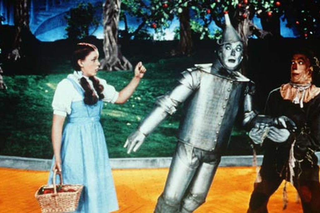 Dorothy, the Tin Man, and the Scarecrow from the Wizard of Oz