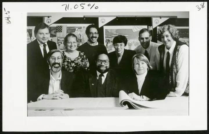 Bunch with "Smithsonian's America" team