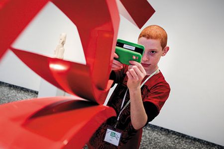 Scavenger hunts with mobile devices are a hit with teens.