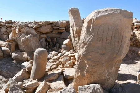 The anthropomorphic carvings represent one of the earliest examples of artistic expression in the Middle East.