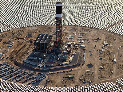 When completed in late 2013, the $2.2 billion Ivanpah Solar Electric Generating System will power 140,000 California homes.