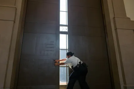 This summer, Smithsonian reporters took a behind-the-scenes tour of the Freer Gallery and shot exclusive photographs of the building in its preparatory state.