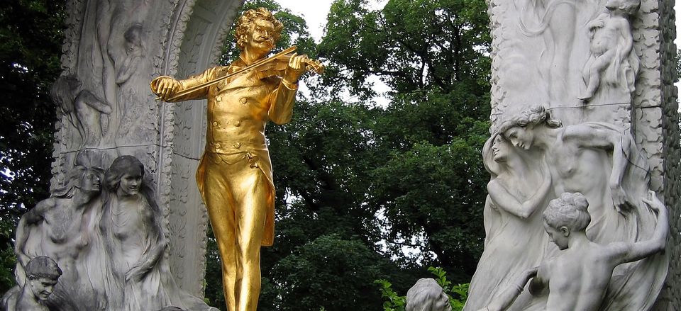  The Strauss Memorial in Vienna, a city renowned for music 