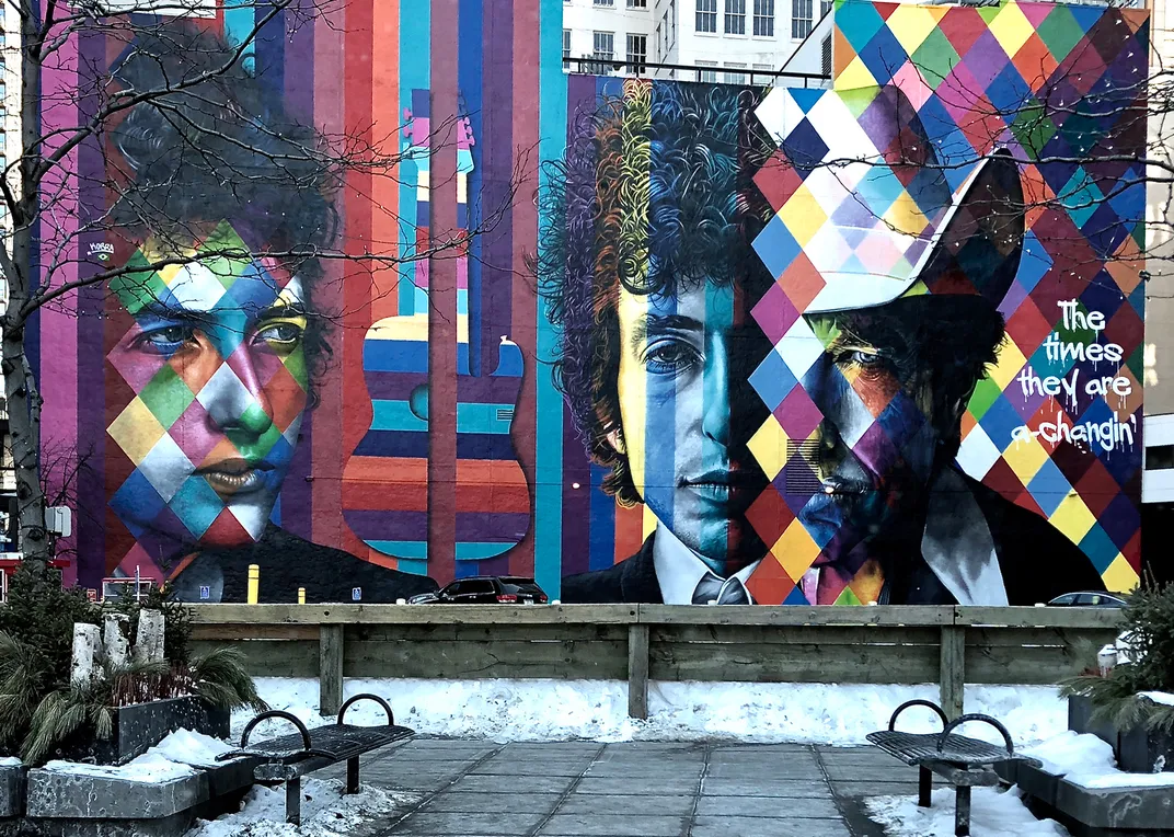 Bob Dylan mural