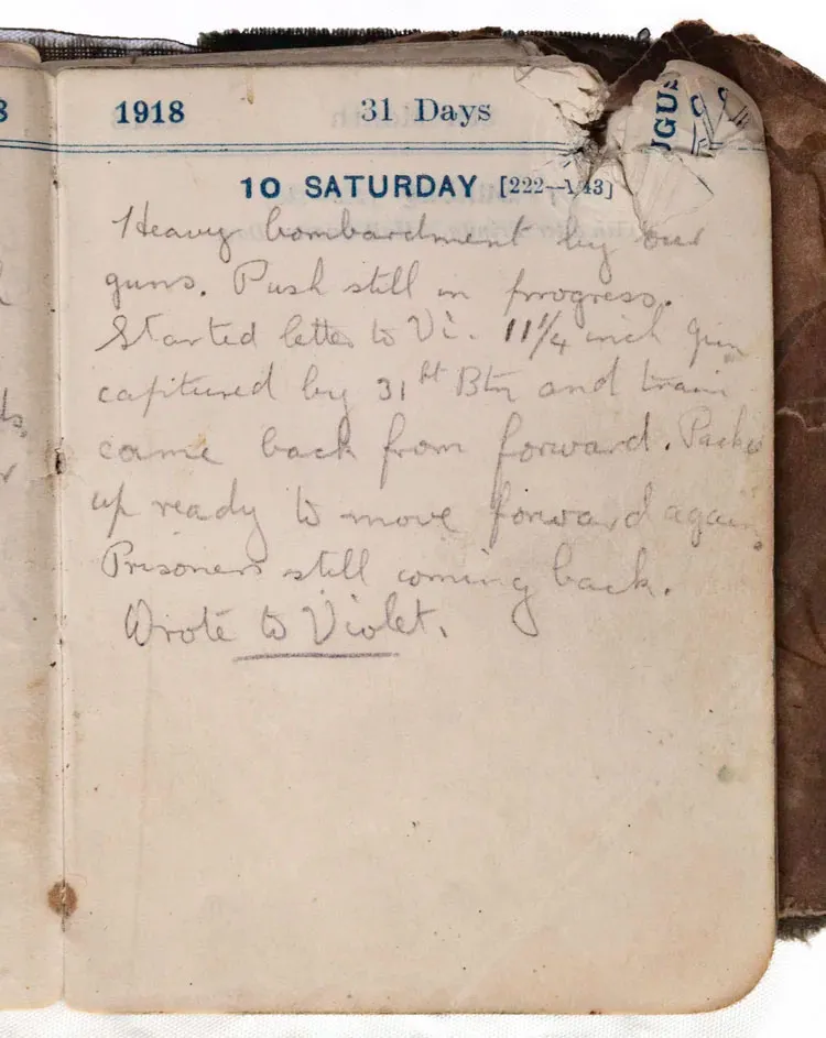 last diary entry