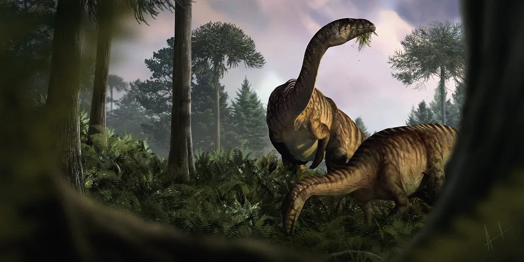 Dinosaurs Eating Plants