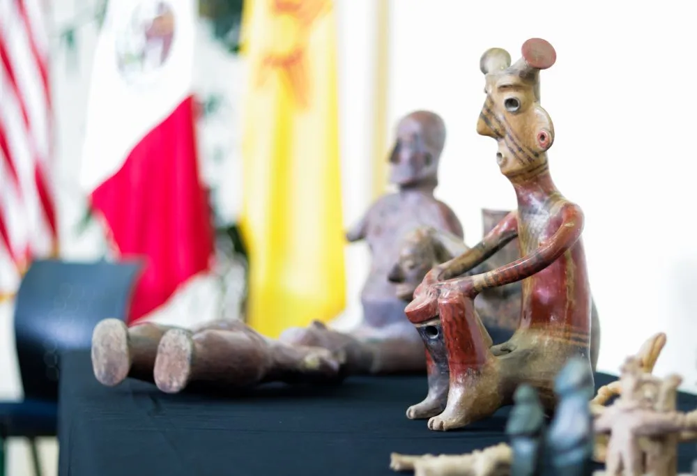 Sculptures returned to Mexico after being housed at the Albuquerque Museum