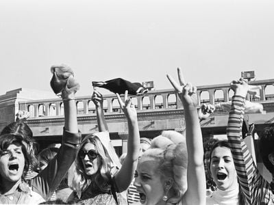 Women gleefully threw objects
