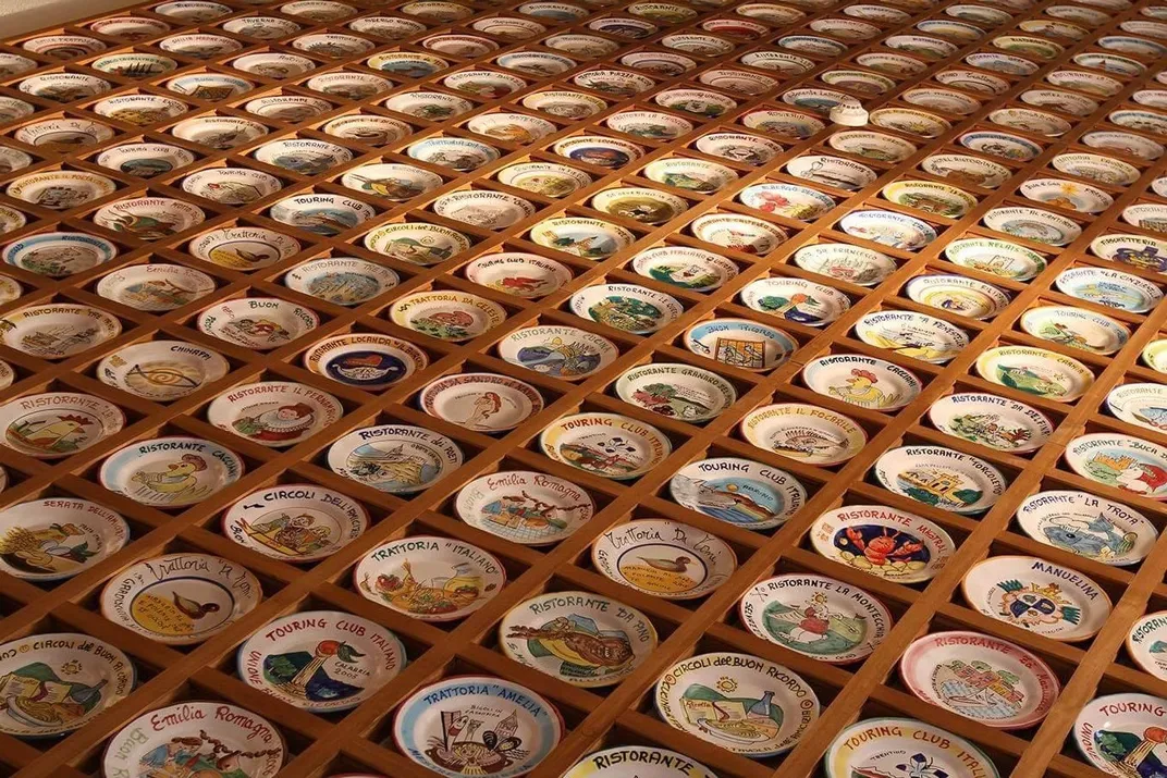In Some Trattorias in Italy, Diners Can Enjoy a Meal and Take the Plate It Was Served on Home as a Souvenir
