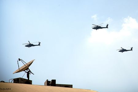 Egyptian military helicopters