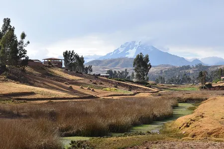 Chinchero is an agrarian town about 45-minutes outside of Cusco known for its striking landscape of snow-capped mountains and lagoons connected by a system of wetlands, as well as its Inca ruins and famous Sunday market.
