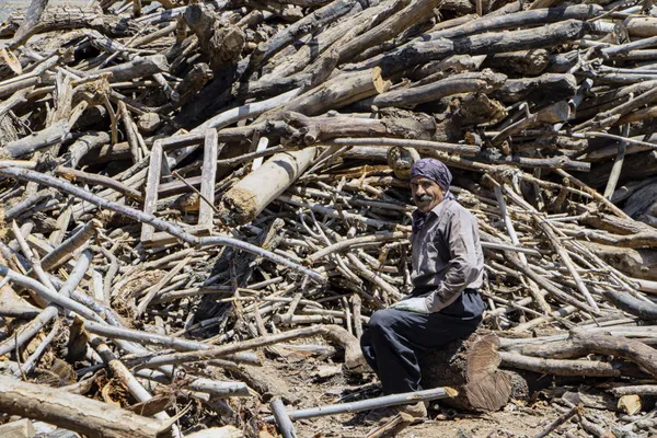 Man in the middle of the woodshed thumbnail