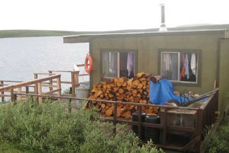 The always-popular sauna in Toolik