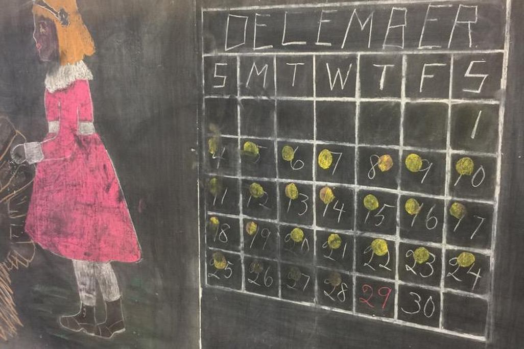 Oklahoma chalkboard