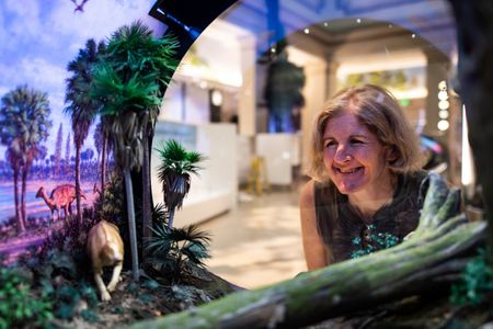 Siobhan Starrs joined the “David H. Koch Hall of Fossils – Deep Time” team in 2009. She spent a decade working on the exhibit, which opened on June 8. (Smithsonian Institution)