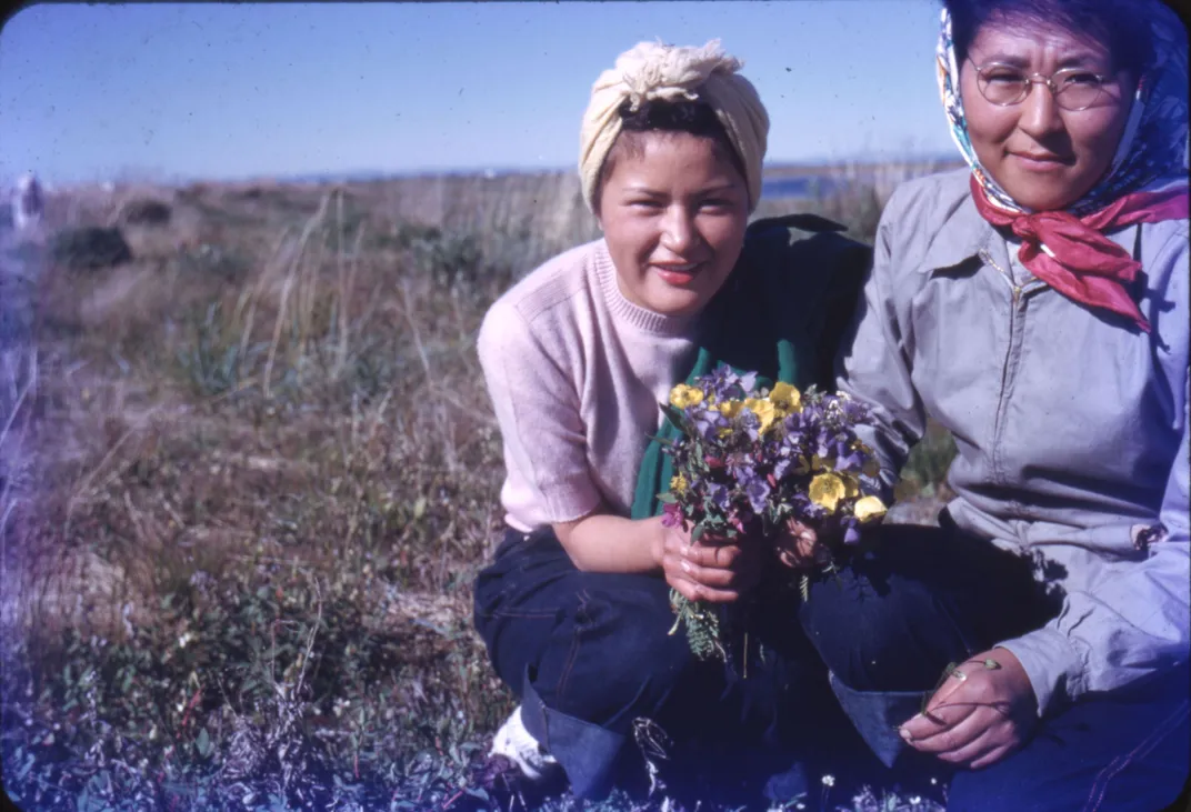 Eva Curtis (Iñupiaq) and Sadie Vestal (Iñupiaq)