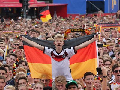 Soccer chants are an important part of the World Cup. German fans sang while watching their national team play against USA back in June. 