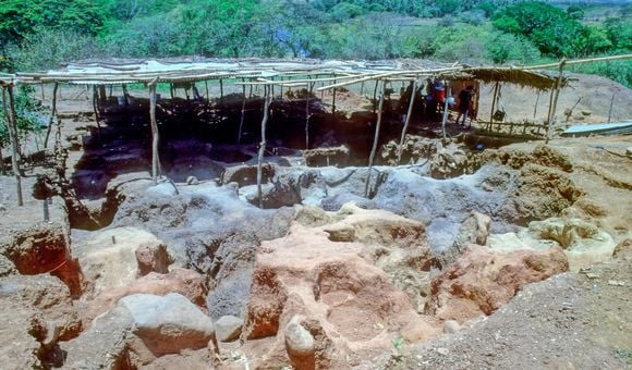 Excavations at Cerro Juan Diaz in 1994