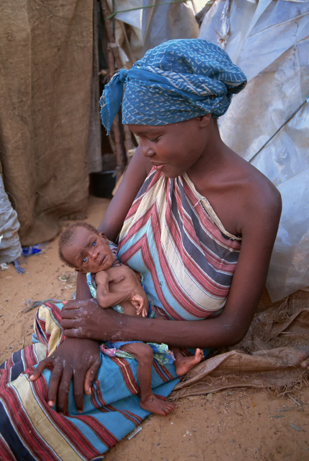 Somali mother and baby 1992