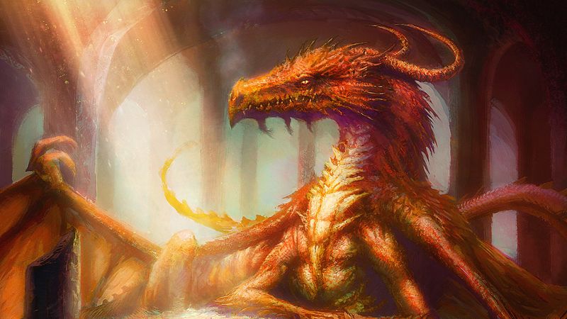 Did J.R.R. Tolkien ever explain why dragons don't exist in his