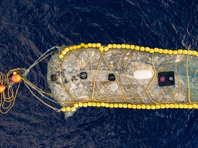 The device&nbsp;was developed by The Ocean Cleanup, a nonprofit that aims to remove 90 percent of floating ocean plastic by 2040.