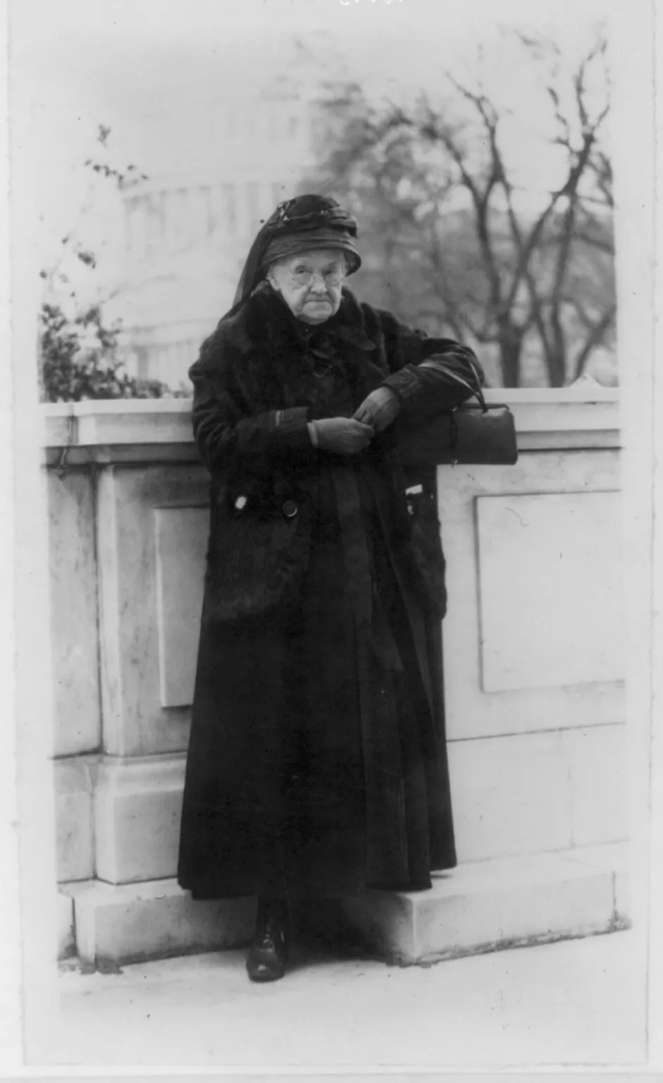 Felton, photographed with the U.S. Capitol in the background