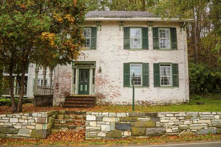 Susan B. Anthony's childhood home in Battenville, New York, as seen in 2018