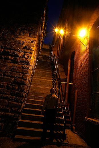 The Exorcist stairs in Washington DC