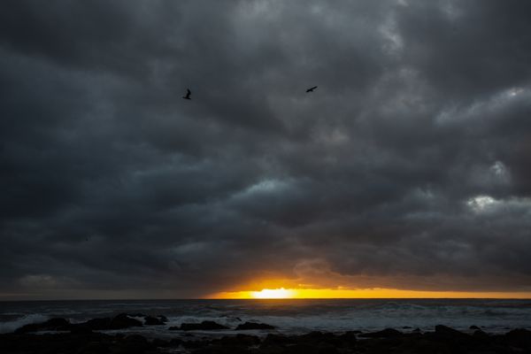 Sunrise near town Mossel Bay in South Africa. thumbnail
