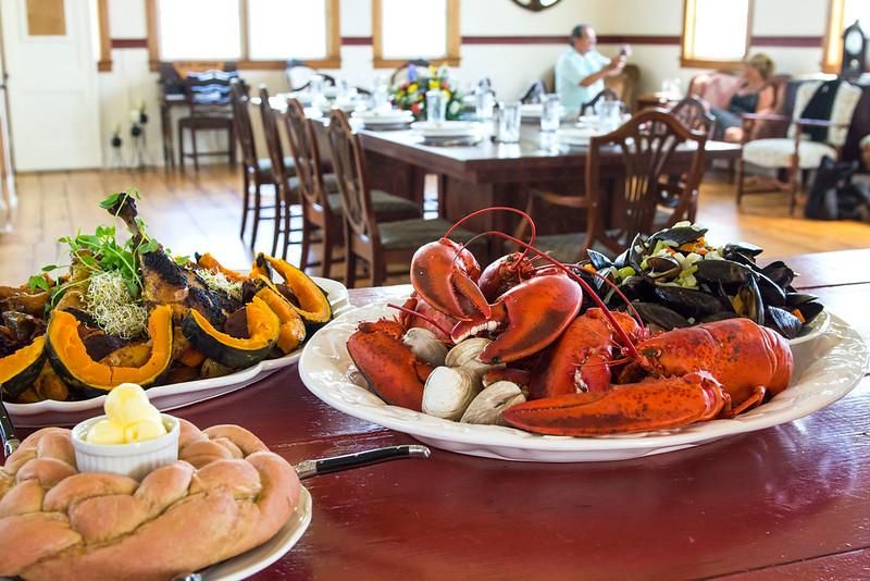 Traditional lobster meal. Credit: PEI Tourism / Paul Baglole